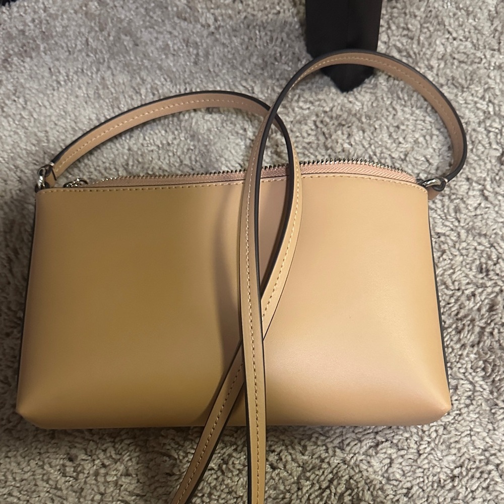 kate spade Tan Leather Crossbody with Tassel Charm - Picture 4 of 6